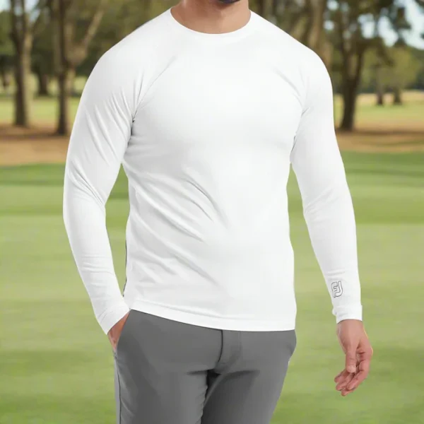 FootJoy ThermoSeries Fleece Base Layer - White - Image 3