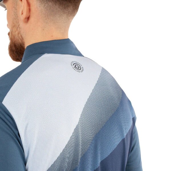 Galvin Green Macoy Polo Shirt - Navy/Alaskan Blue - Image 6