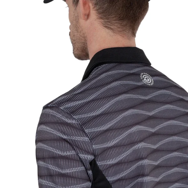 Galvin Green Melvin Polo Shirt - Black/White - Image 4