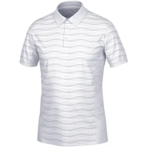 Galvin Green Merlin Polo Shirt - White/Cool Grey