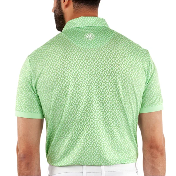 Galvin Green Manuel Polo Shirt - Fresh Green/White - Image 3