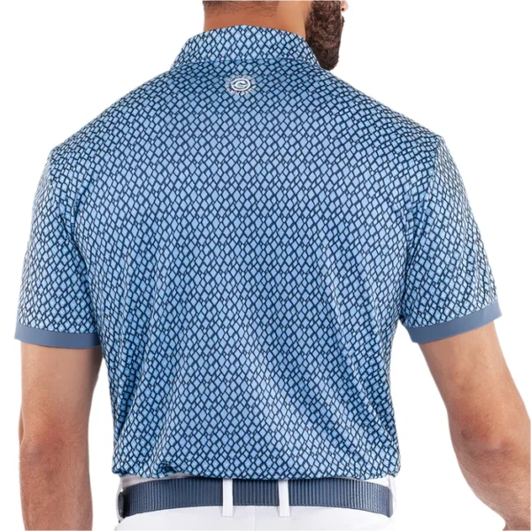 Galvin Green Manuel Polo Shirt - Moonlight Blue/White - Image 4