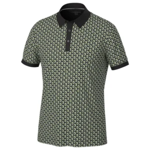 Galvin Green Maxwell Polo Shirt - Black/Fresh Green