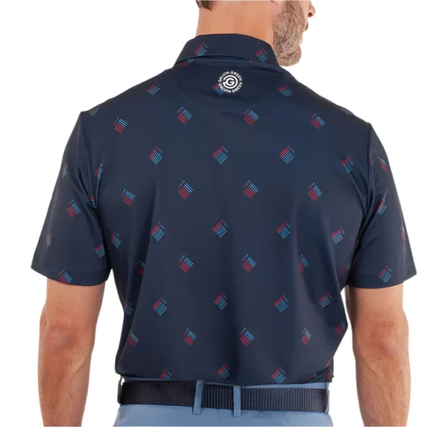 Galvin Green Memo Polo Shirt - Navy - Image 4