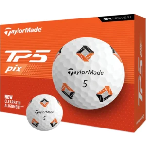 TaylorMade TP5 Pix 3.0 Golf Balls - White - 12 Pack
