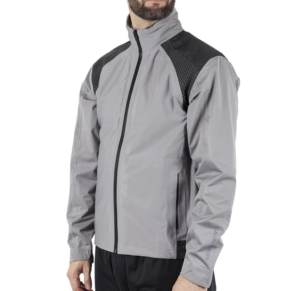 Galvin Green Action Gore-Tex C-Knit Waterproof Jacket - Sharkskin/Black - Image 3