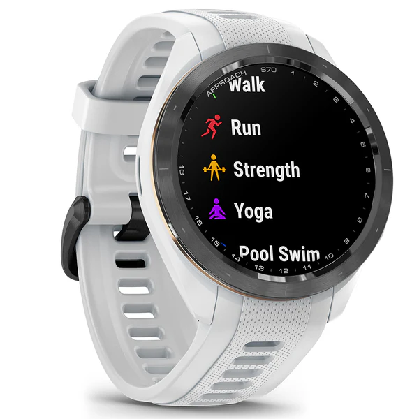 Garmin Approach S70 Golf GPS Smart Watch - White - Image 3