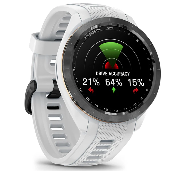 Garmin Approach S70 Golf GPS Smart Watch - White - Image 5