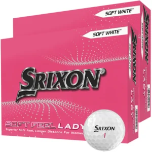Srixon Soft Feel Lady Golf Balls - Soft White - Double Dozen