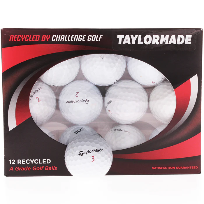 TaylorMade TP5x Refurbished A-Grade Golf Balls - 12 Pack - White