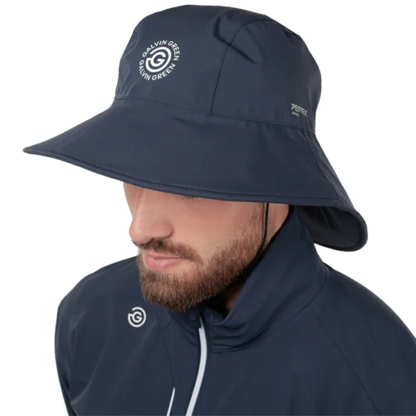 Galvin Green Asher Waterproof Hat - Navy - Image 4