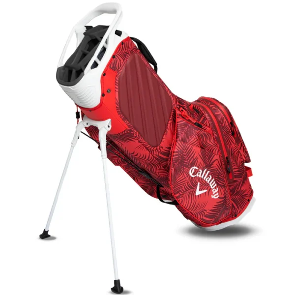 Callaway Fairway 14 HD Waterproof Stand Bag - Red Palms/Light Grey - Image 3