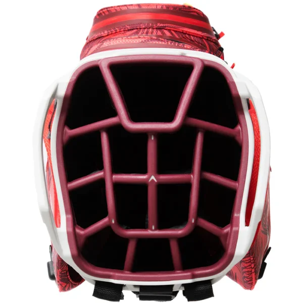 Callaway Org 14 HD Waterproof Cart Bag - Red Palms/Light Grey - Image 5
