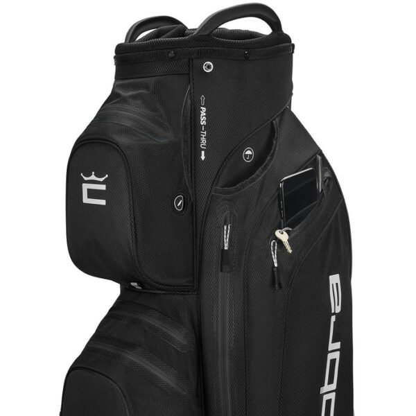 Cobra Ultradry Pro Waterproof Cart Bag - Black/White - Image 4
