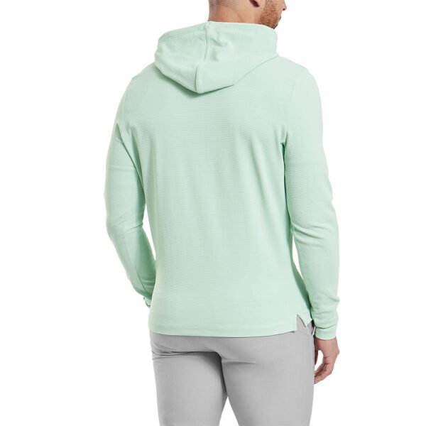 FootJoy Ottoman Jacquard Hoodie - Pistachio - Image 3