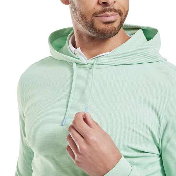 FootJoy Ottoman Jacquard Hoodie - Pistachio - Image 4