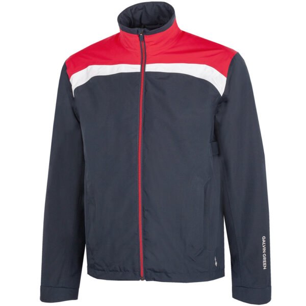 Galvin Green Anton/Alan Waterproof Suit - Navy/Red + Navy - Image 3