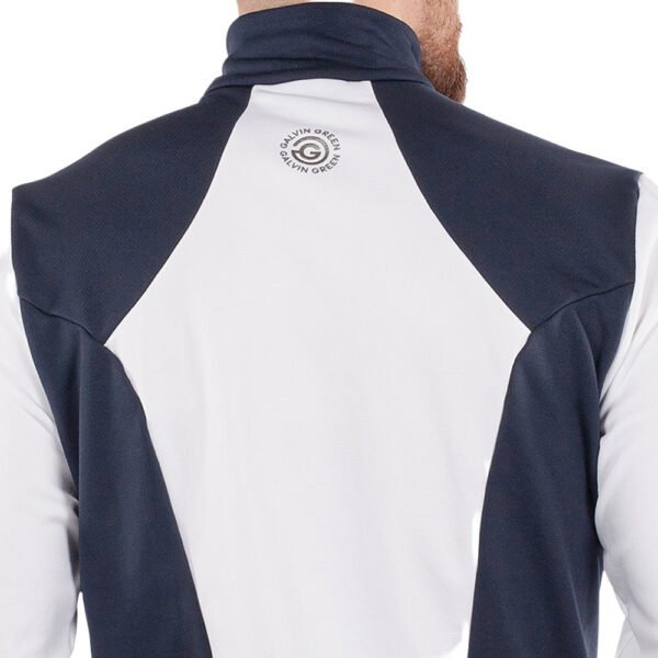 Galvin Green Dylan Full Zip Pullover - Navy/Red/White - Image 4