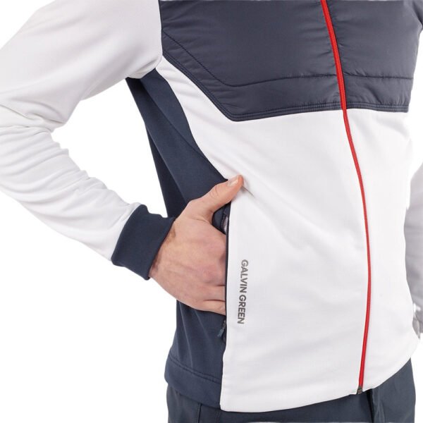 Galvin Green Dylan Full Zip Pullover - Navy/Red/White - Image 5
