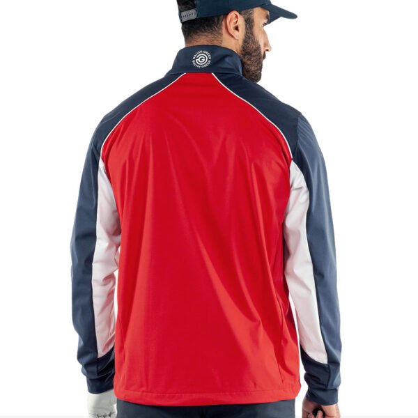 Galvin Green Laurent Windproof Pullover Jacket - Red/Navy - Image 4