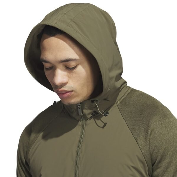 adidas Ultimate365 Frostguard Hoodie - Olive Strata - Image 3