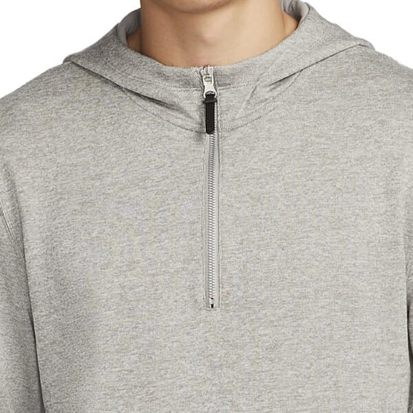 Nike Dri-FIT 1/2 Zip Hoodie - Dust/White/Brushed Silver - Image 4