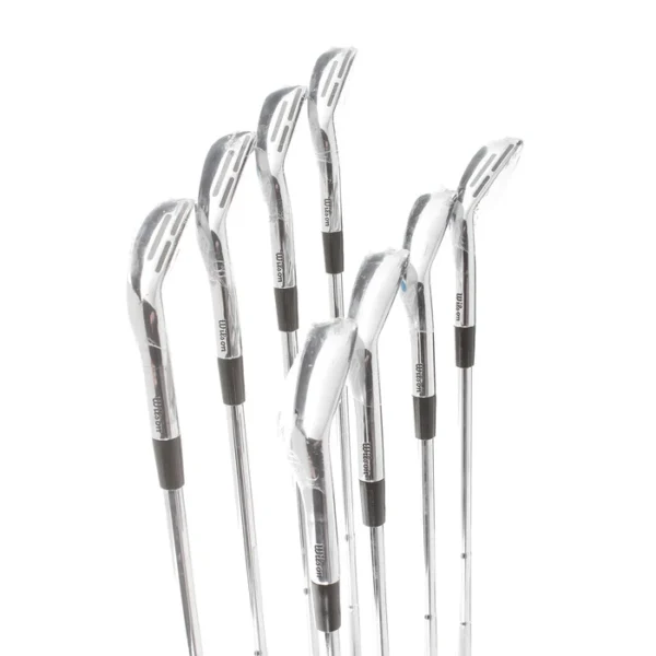 Wilson Dynapower Forged Steel Mens Right Hand Irons 3-PW Stiff - Dynamic Gold 115 S300 - Image 3
