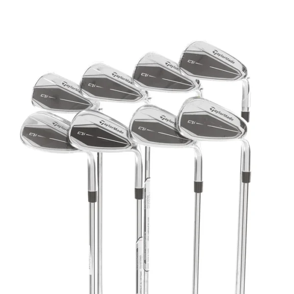 TaylorMade Qi Steel Mens Right Hand Irons 5-SW+AW Stiff - KBS Max 85 - Image 7