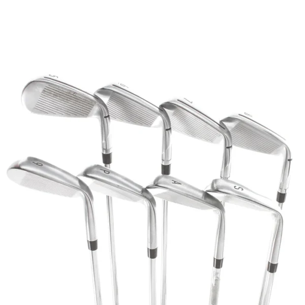TaylorMade Qi Steel Mens Right Hand Irons 5-SW+AW Regular - KBS Max 85 - Image 3