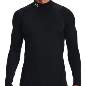 Under Armour ColdGear Armour Fitted Mock - Black/White