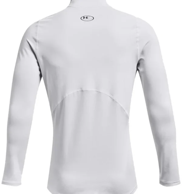 Under Armour ColdGear Armour Fitted Mock - White/Black - Image 4